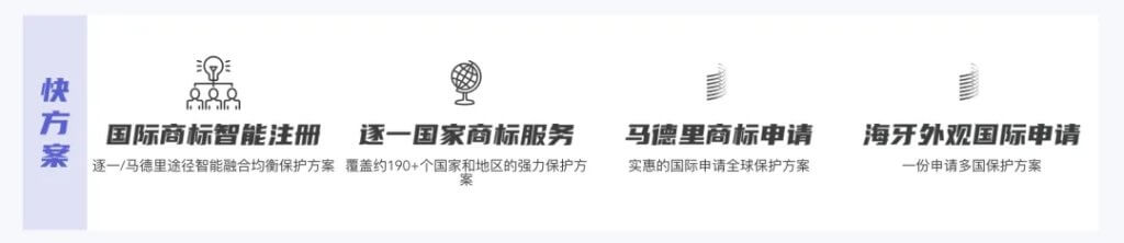 快方案使用案例：东盟十国的国际商标保护方案